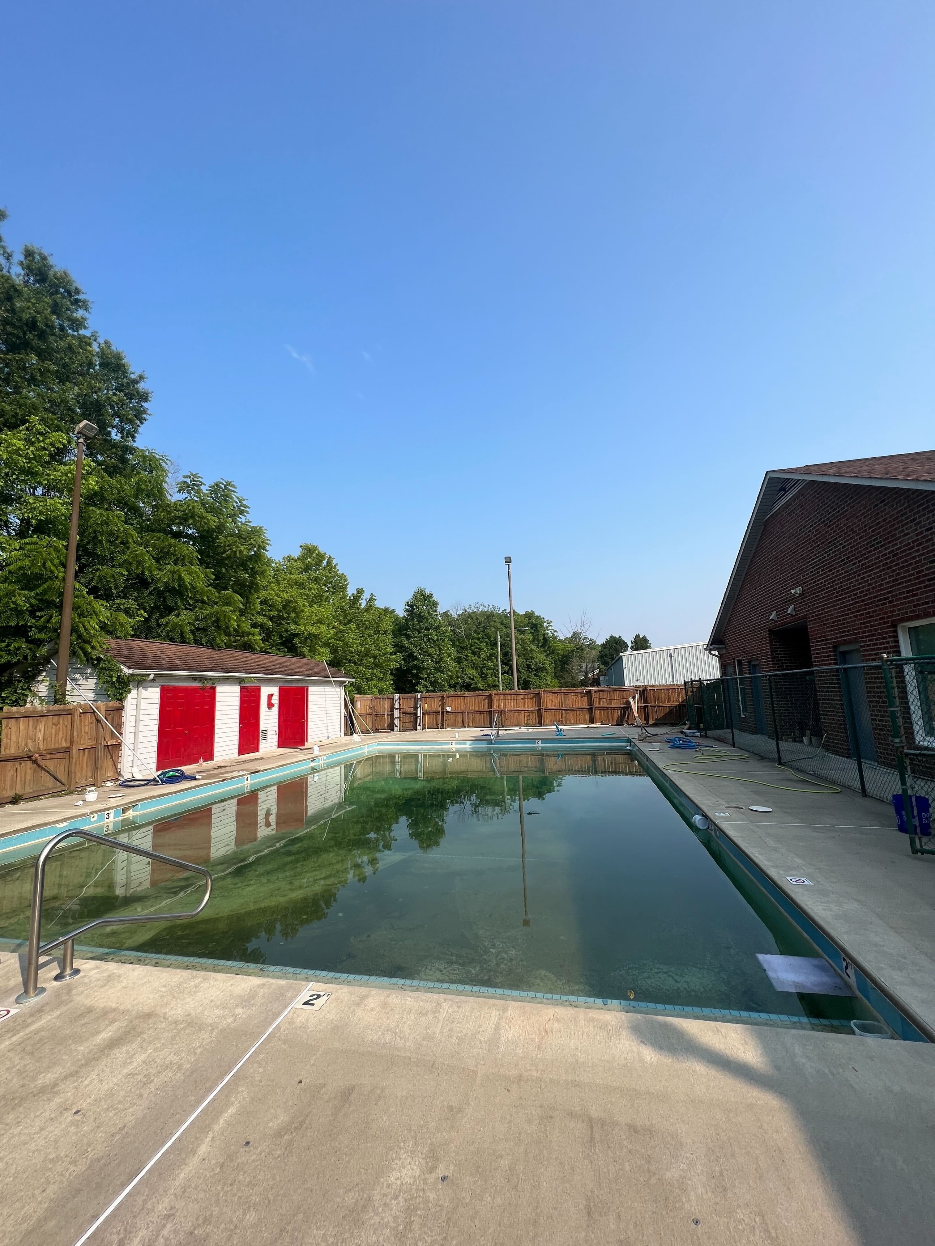 Algae Treatment — Charlotte, NC - Before