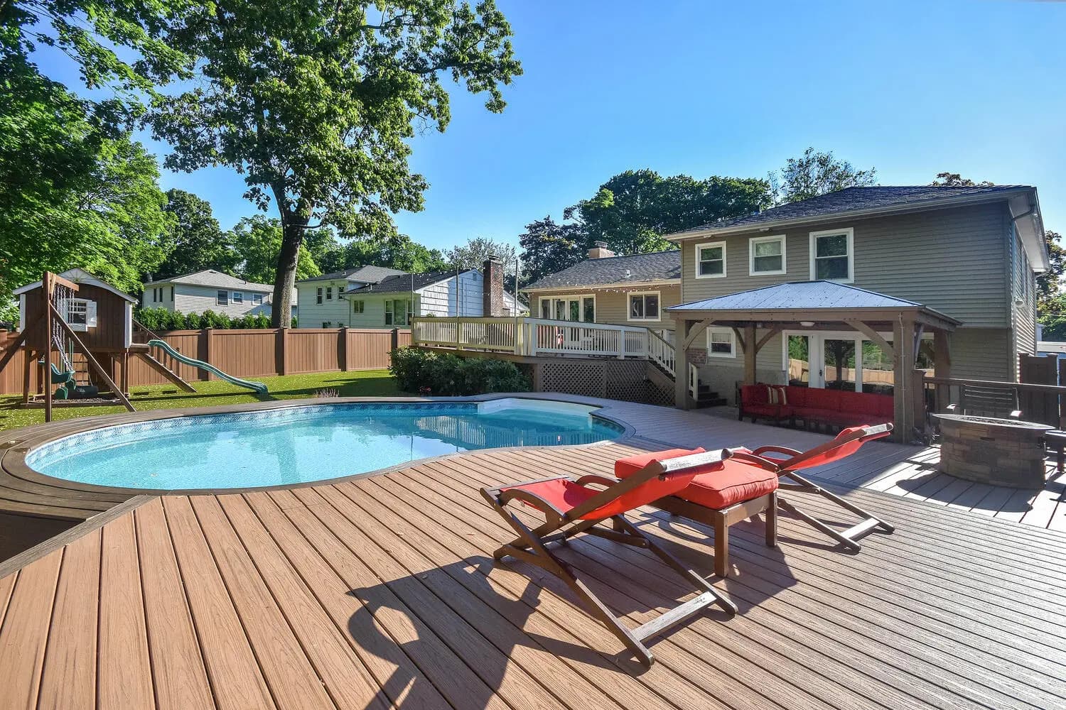Pool technician testing and balancing water chemistry