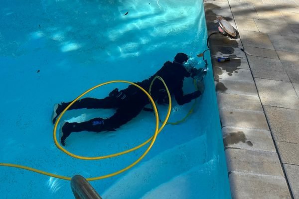 Precsion pool and leak detection repair a leak they found in a Charlotte NC Pool